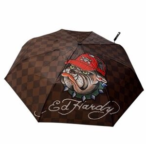 Ed Hardy Bulldog Umbrella